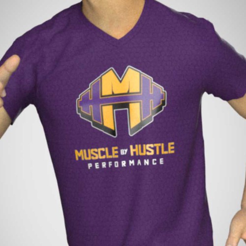 COMPETE and build a STRONG logo for hard-working athletes! Design by Rita Harty®