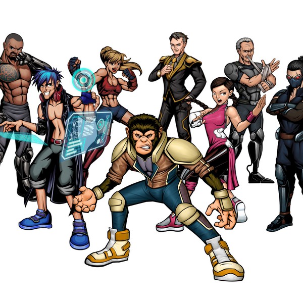 Design by Bonographic titled "Character Designs for  Game called "Battle Die ""