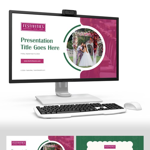 Festivities Powerpoint Deck Design by Wisden