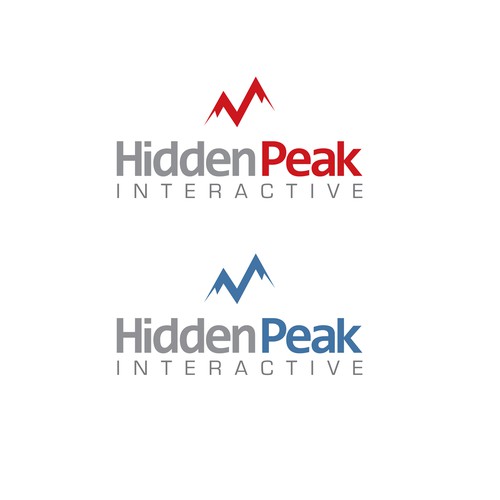 Logo for HiddenPeak Interactive Design por alexkeo