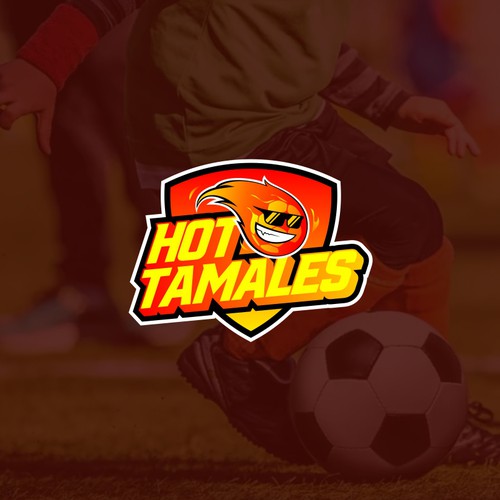 5-6 year olds need a soccer team logo! HOT TAMALES Design por boriman05