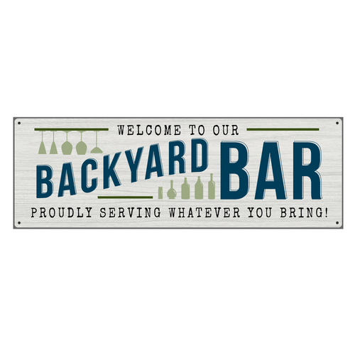 Illustrate an attractive backyard/patio decor sign Design réalisé par rjo.studio