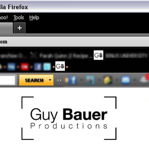 Create the next icon or button design for Guy Bauer Productions Diseño de clickyusho