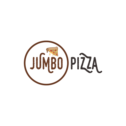 Jumbo Pizza logo Design by Angamara