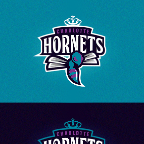Community Contest: Create a logo for the revamped Charlotte Hornets! Design by dizzyline