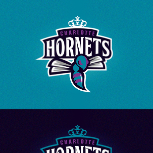 Community Contest: Create a logo for the revamped Charlotte Hornets! Design by dizzlines