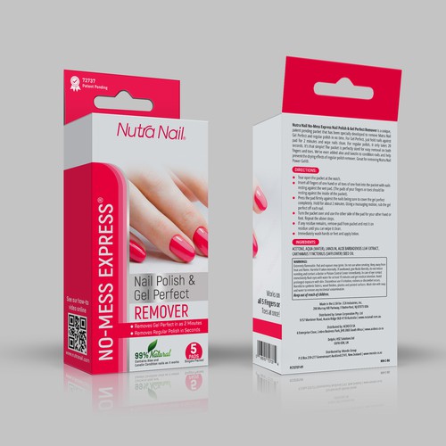 Nutra Nail Gel Remover Design by Rajith Shantha