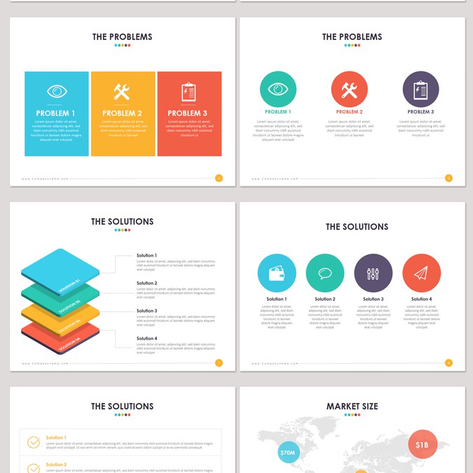99designs Presentation Template for Startups | PowerPoint template contest
