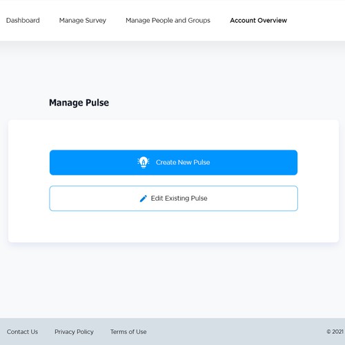 Fun and intuitive webpage for employee satisfaction survey! Design by FuturisticBug