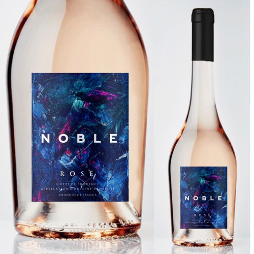 Designs Rose Wine Label Product label contest