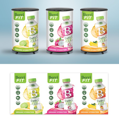 Branded Beverage Cooler Design by maxgraphic