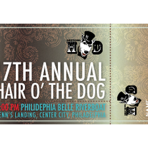 Black Tie Event Ticket Design Design by ra25