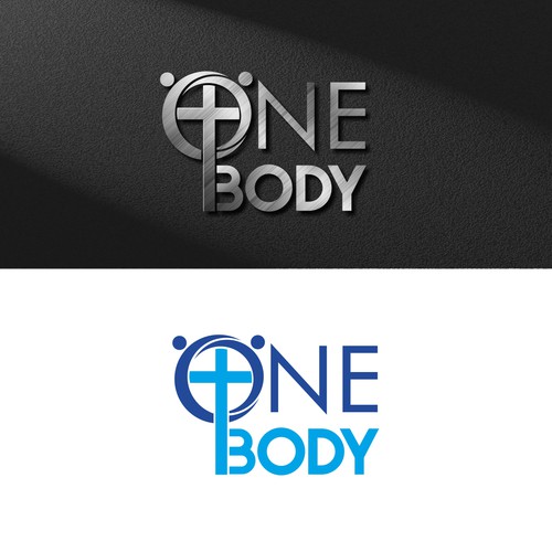 Design a logo for One Body Software showing inter-church community in the One Body of Christ. Design by Ladoblede