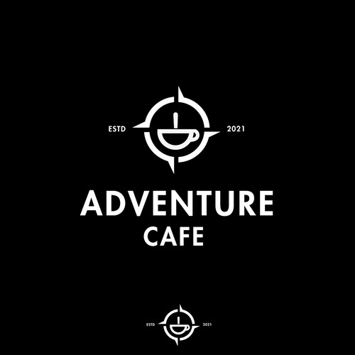 eye-catching logo for new cafe Design by Fortuna Design