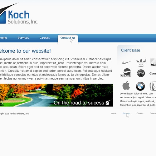 $500.00 Website template (Design only) Design by Scott Mitchell