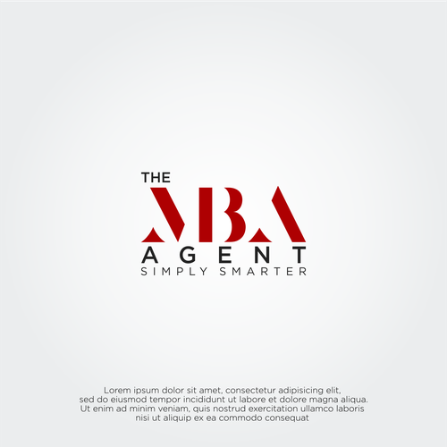 New Logo for The MBA Agent (and slogan) including image/icon Design by F4 491 LE
