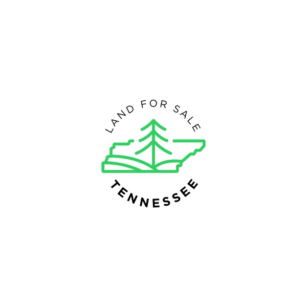 Design by zainstory titled "Monoline Logo for Land For Tenessee"