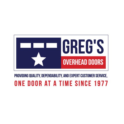 Help Greg's Overhead Doors with a new logo Réalisé par gimasra