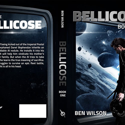 Sci-Fi Novel Cover Design, Start of Series. Design by Betelgeuse
