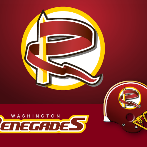 Community Contest: Rebrand the Washington Redskins  Design by mcgraw