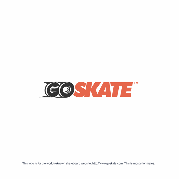 GO SKATE This logo is for the world-reknown skateboard website.