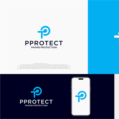 PPROTECT (Phone protect logo) (mobile cases and screen protectors) Design by L A T O