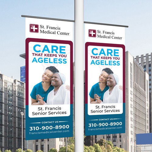 Design a banner that attracts older adults & families to use our specialized senior care & services Design réalisé par Sketch Media™