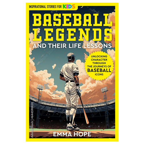 Inspirational Stories for Kids: Baseball Legends and Their Life Lessons Design by AleMiglio
