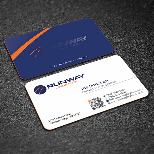 Design di Runway Logistics Business Card di Ellestudio™