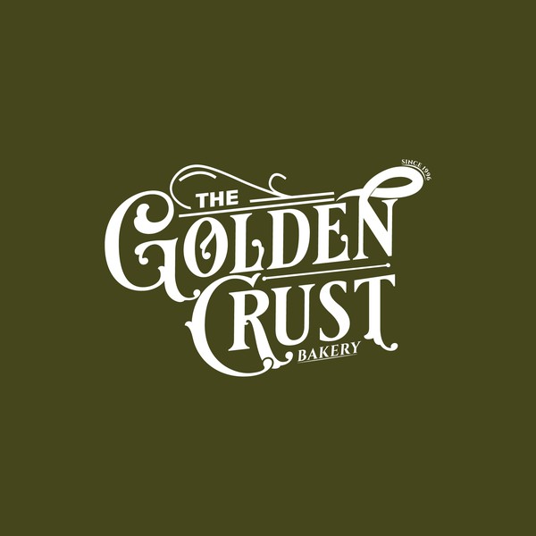 Design by Originatix Design titled "The Golden Crust Bakery "