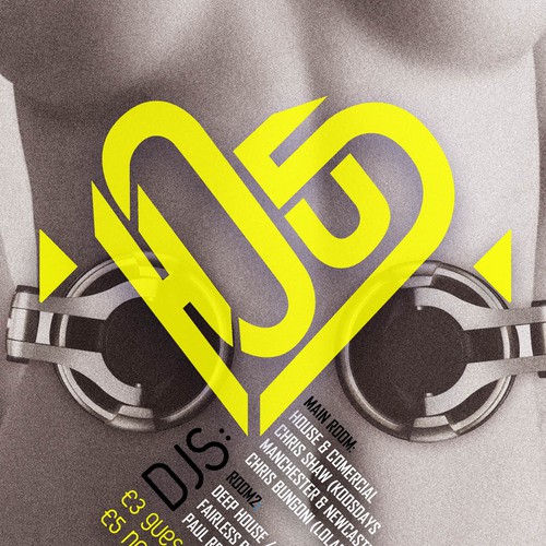 ♫ Exciting House Music Flyer & Poster ♫ Design von AAAjelena