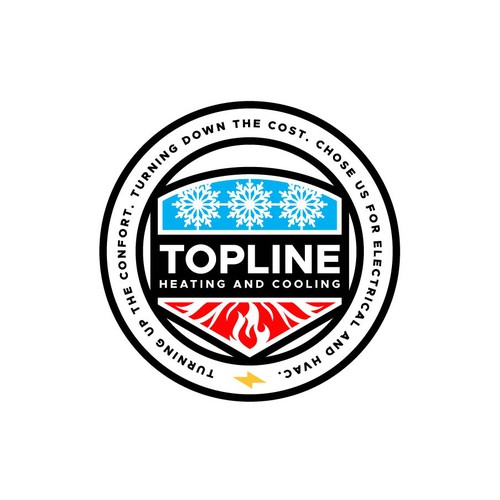 for all creative minds. create a logo for heating and cooling Company. Design by M.muyunda