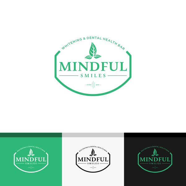 Design a polished trendy logo for a teeth whitening & dental hygiene clinic