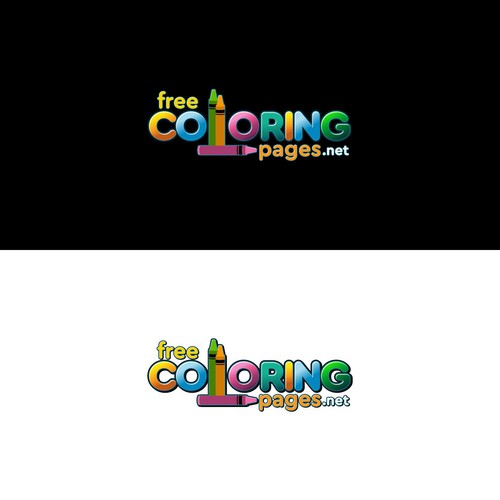 Help us create a logo for our coloring website! Design by GinaLó