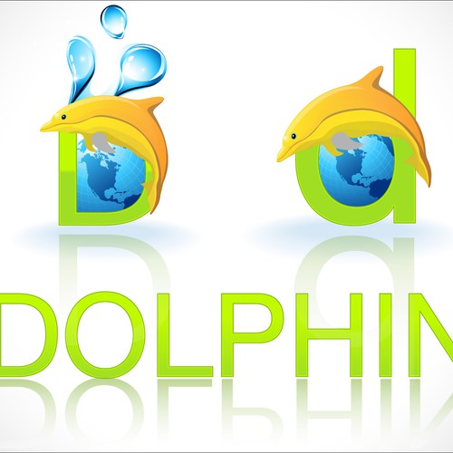 New logo for Dolphin Browser Design by karmenn9 (tina_sol)