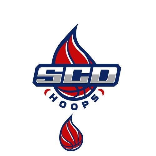 Basketball Logo for Team 'SCD Hoops' - Your Winning Logo Featured on Major Sports Network Design by bondeng17