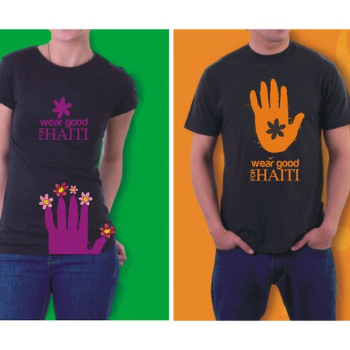 Wear Good for Haiti Tshirt Contest: 4x $300 & Yudu Screenprinter Design von beefly
