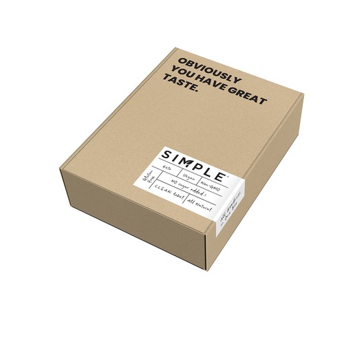 SIMPLE shipping box Design by Shisiouk