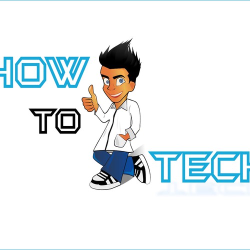 Create the next logo for HowToTech. Diseño de d creationz