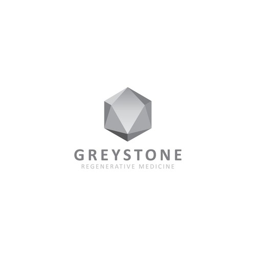 I like the lettering of Greystone here.  And then below Greystone a grey, stone-like structure with mortar or joints in  Design von NineGraphic