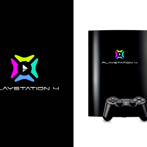 Community Contest: Create the logo for the PlayStation 4. Winner receives $500! Design by bo_rad