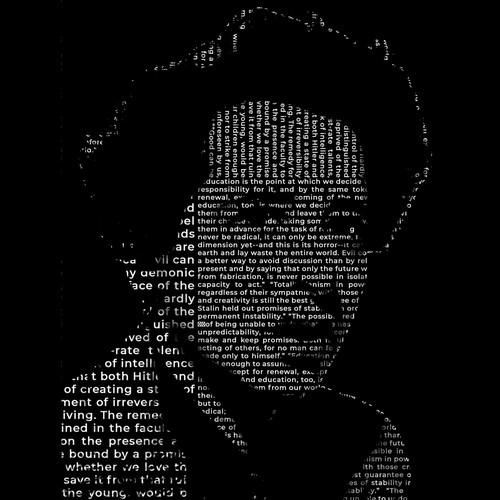 Hannah Arendt illustriert デザイン by Yoky Artistic