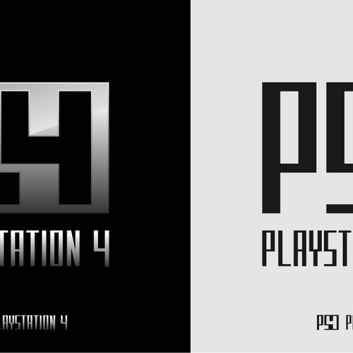 Community Contest: Create the logo for the PlayStation 4. Winner receives $500! Design by DORARPOL™