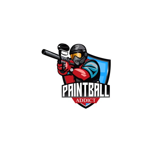 Paintball YouTube Channel logo Design by DezinerAds