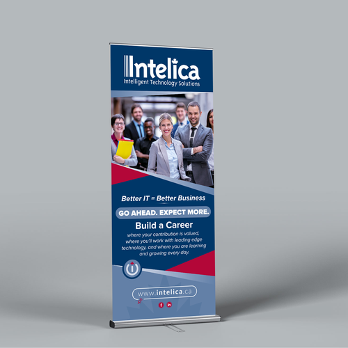 corporate pull up banner