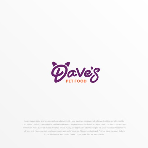 Logo for family owned pet food company Design by R.one