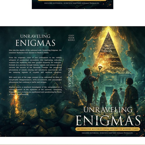 Book Cover Design for Unsolved Mysteries Book Design by Pulp™