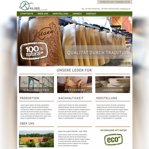 Web page design contest entry by click_click