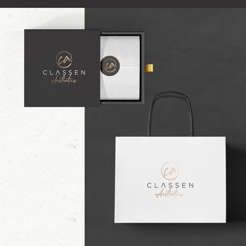 Help me get the perfect modern sophisticated logo for my new business in beauty aesthetics Design by 7plus7