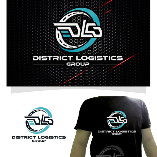 District Logistics Group logo, for automotive transport company Design by ryART